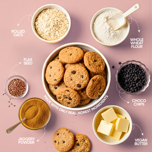 Vegan Oatmeal Choco chip Cookies Product vendor