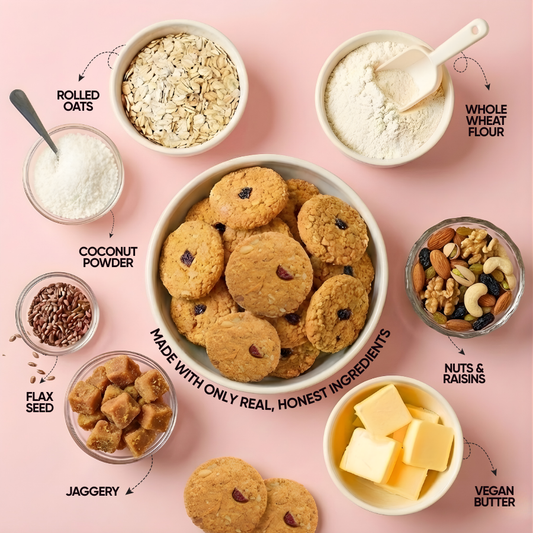 Vegan Oatmeal Nuts & Raisins Cookies Product vendor