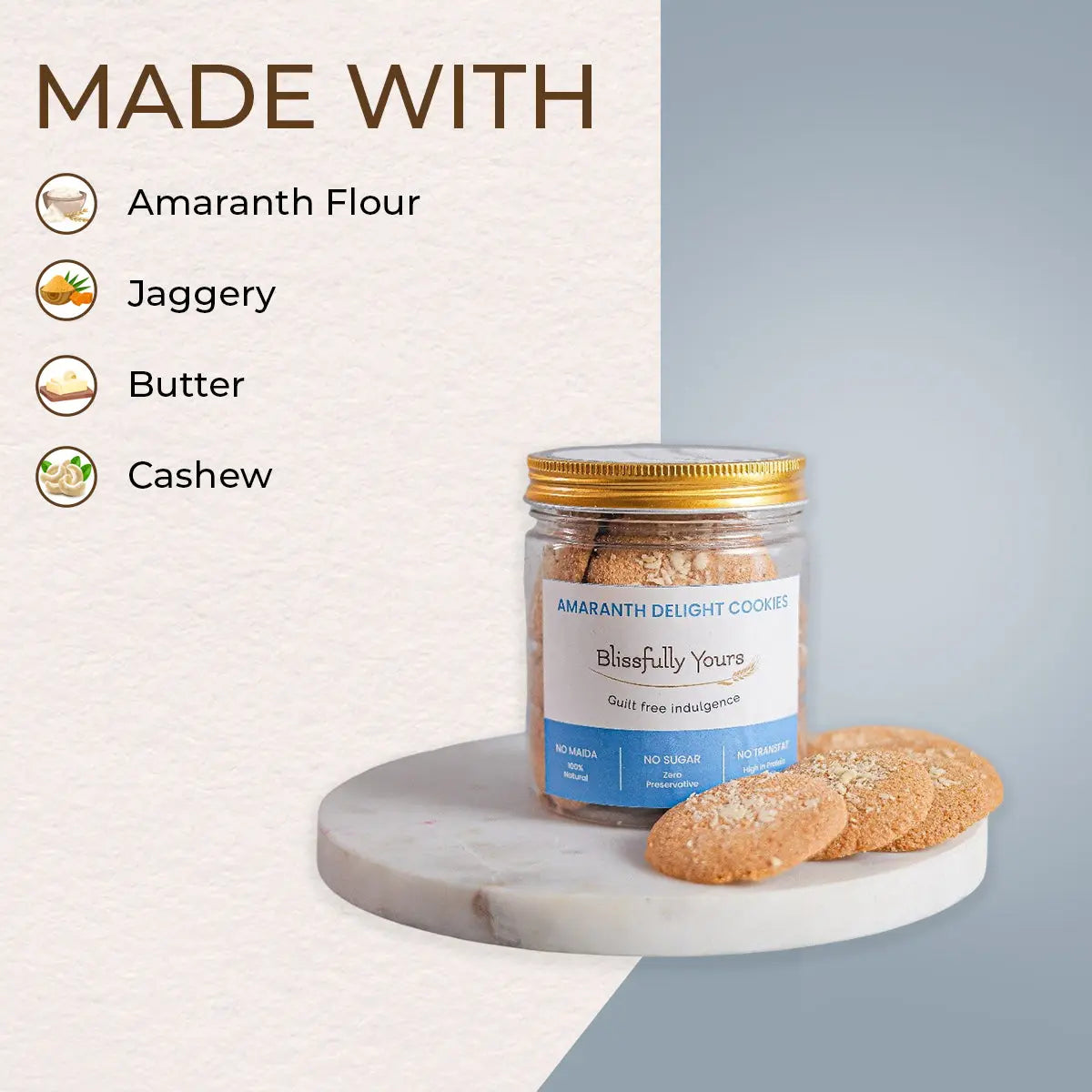 Amaranth Delight Cookies Blissfully Yours