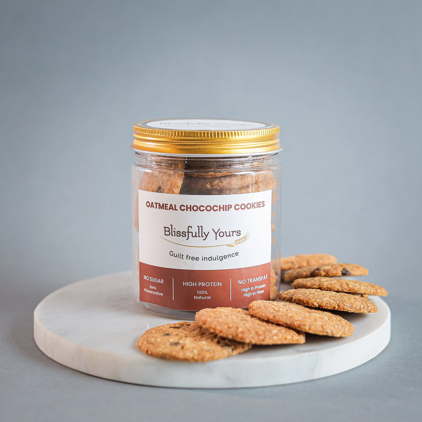 Oatmeal Choco chip Cookies Blissfully Yours