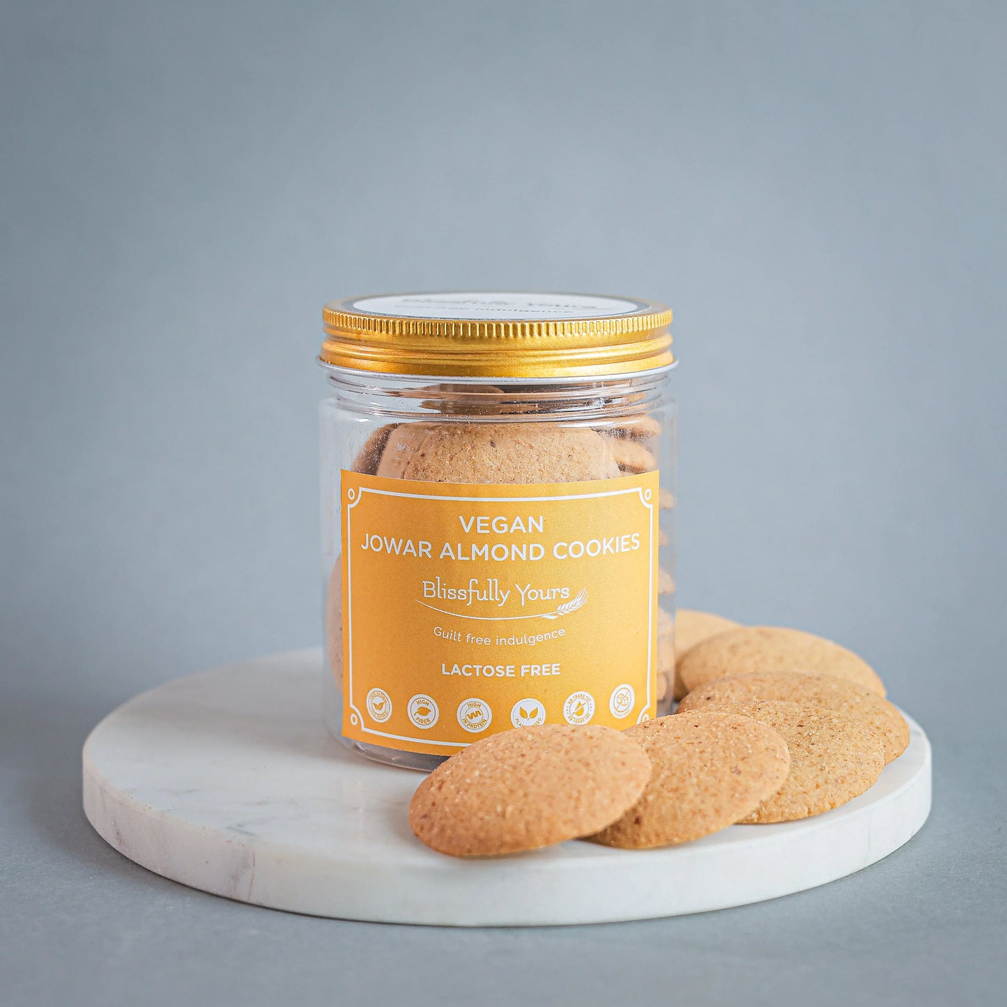 Vegan Jowar Almond Cookies Blissfully Yours