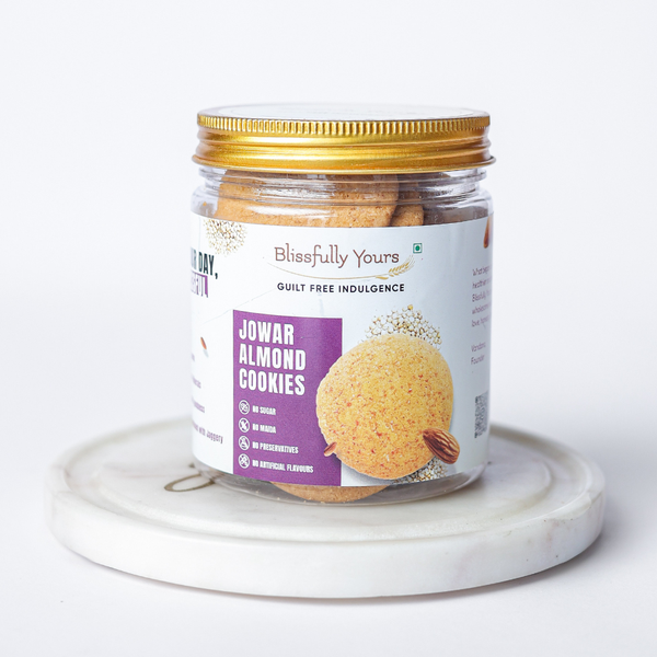 Jowar Almond Cookies