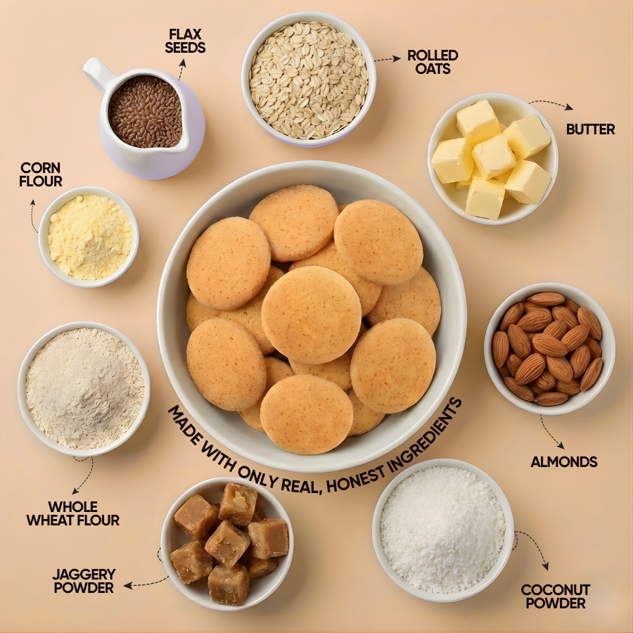 Almond Oats Cookies Product vendor