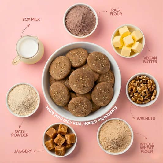 Vegan Ragi Walnut Cookies Product vendor