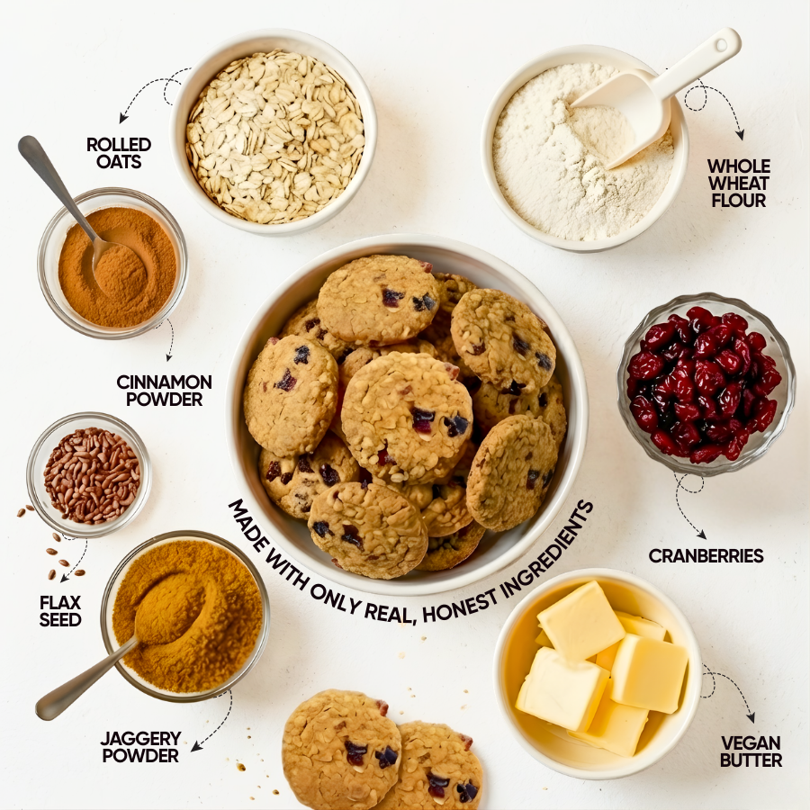 Vegan Oatmeal Cranberry Cookies Product vendor