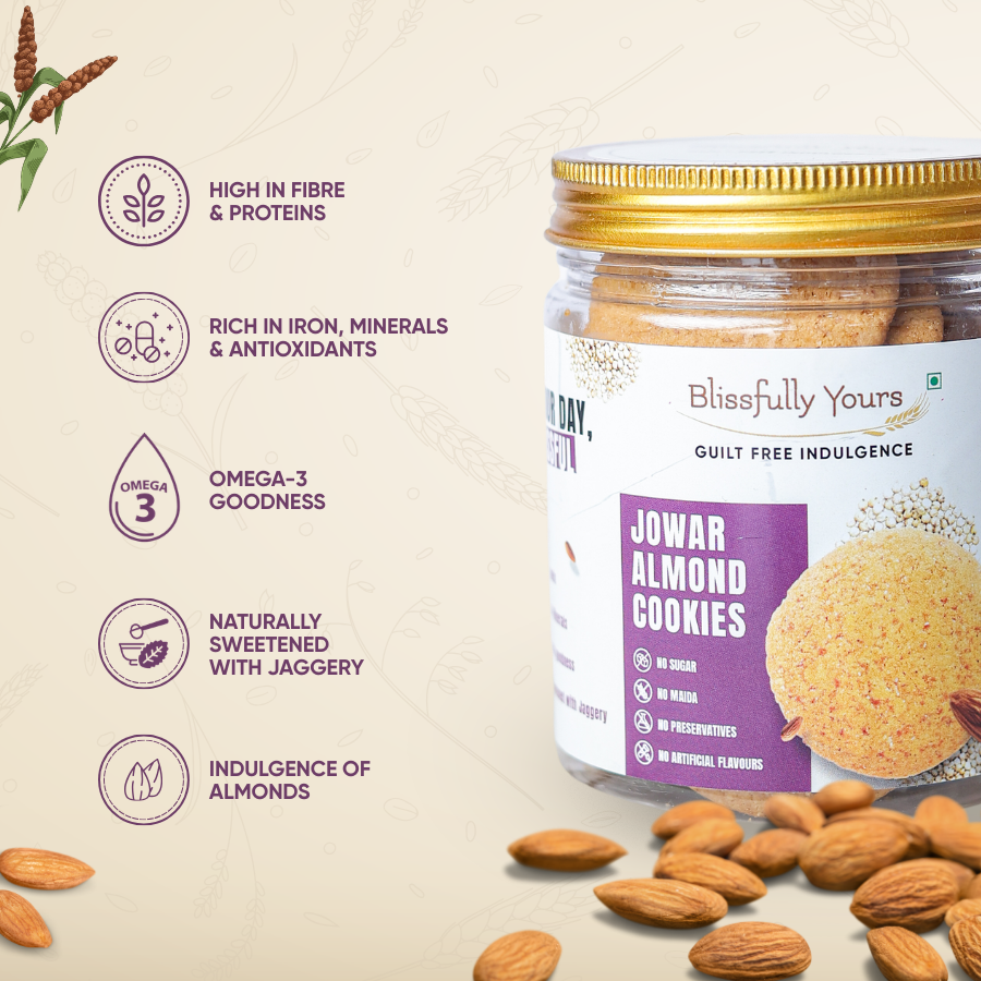 Jowar Almond Cookies Product vendor