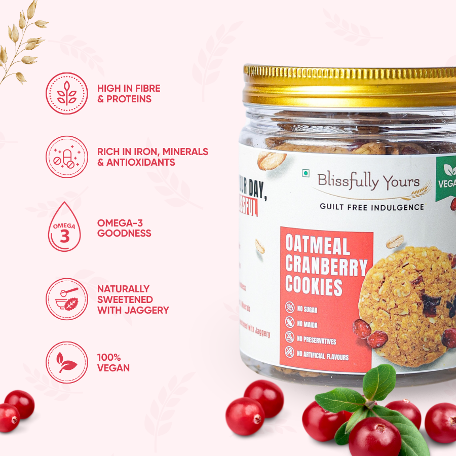 Vegan Oatmeal Cranberry Cookies Product vendor