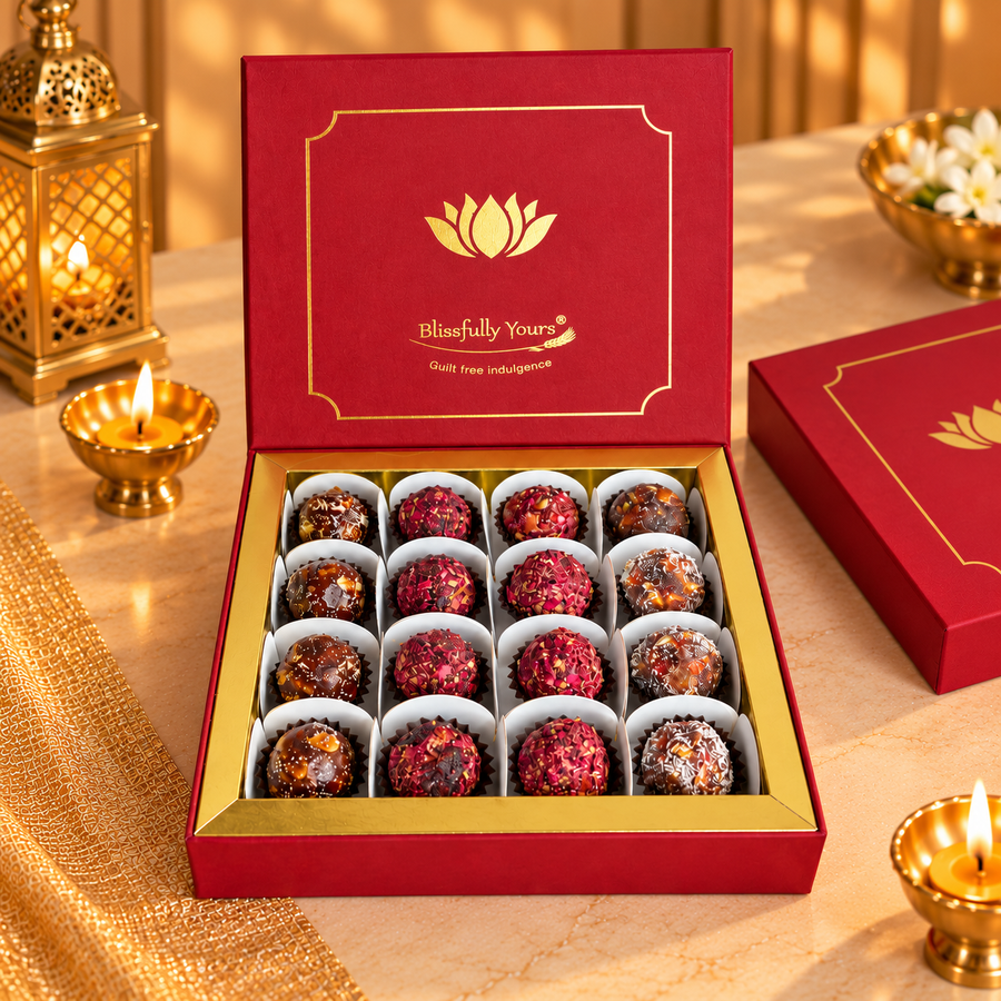 Khushiyan – 16-Piece Guilt-free Sweet Gift Box | Blissfully Yours Product vendor