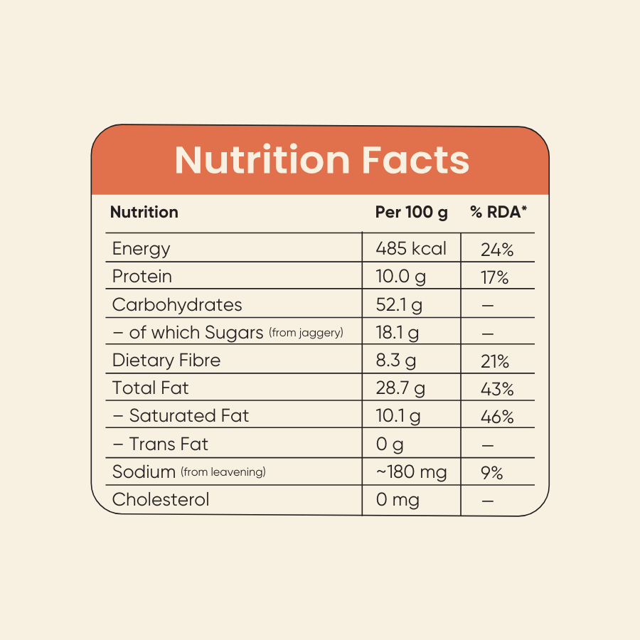 Almond Oats Cookies Product vendor