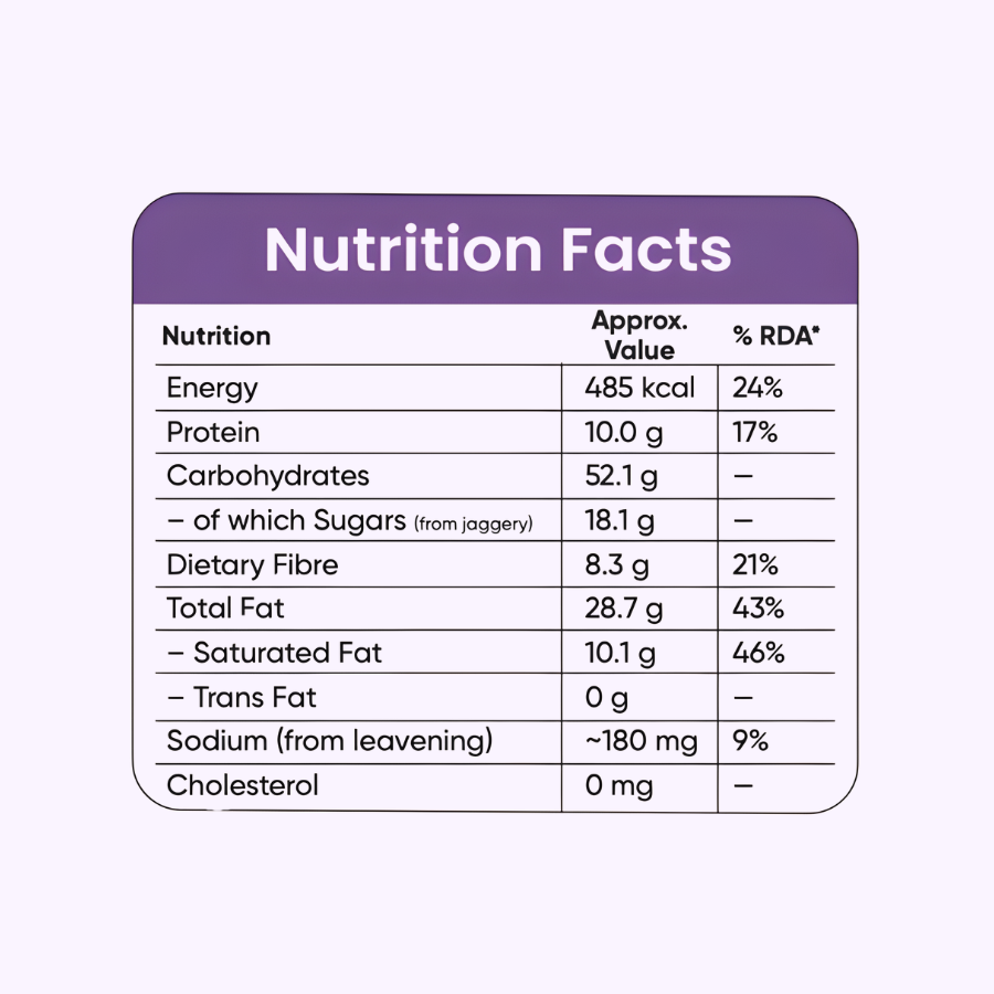 Vegan Almond Oats Cookies Product vendor