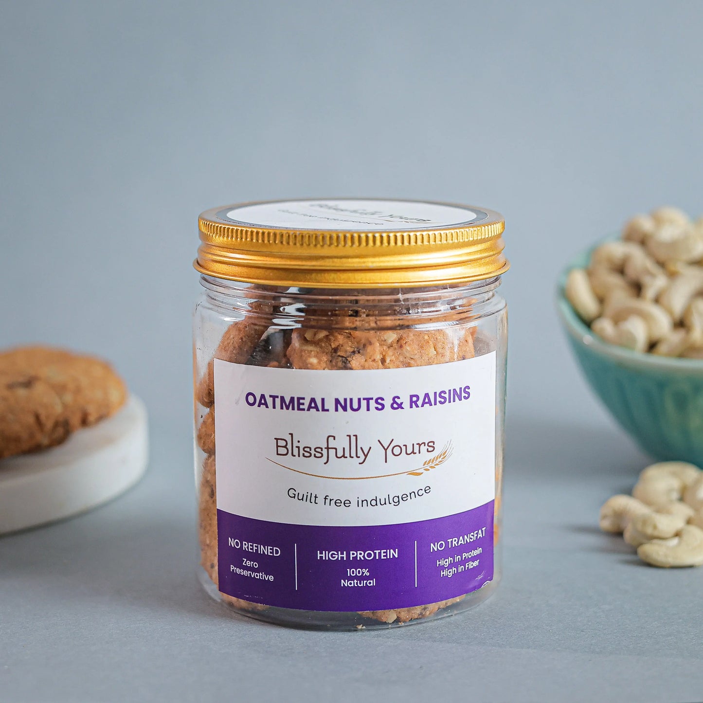 Oatmeal Nuts & Raisins Cookies Blissfully Yours