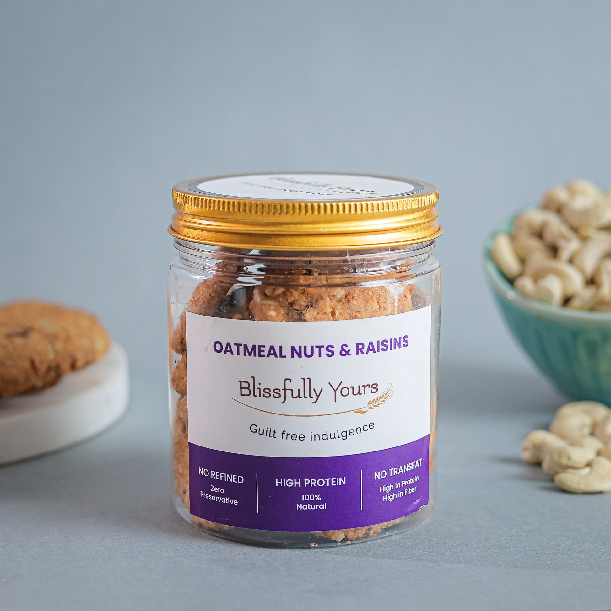 Oatmeal Nuts & Raisins Cookies Blissfully Yours