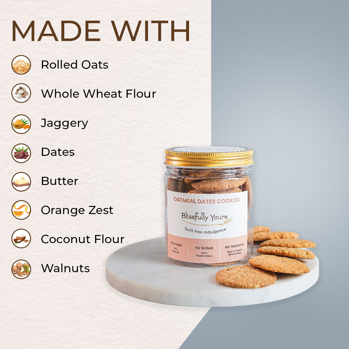 Oatmeal Dates Cookies Product vendor