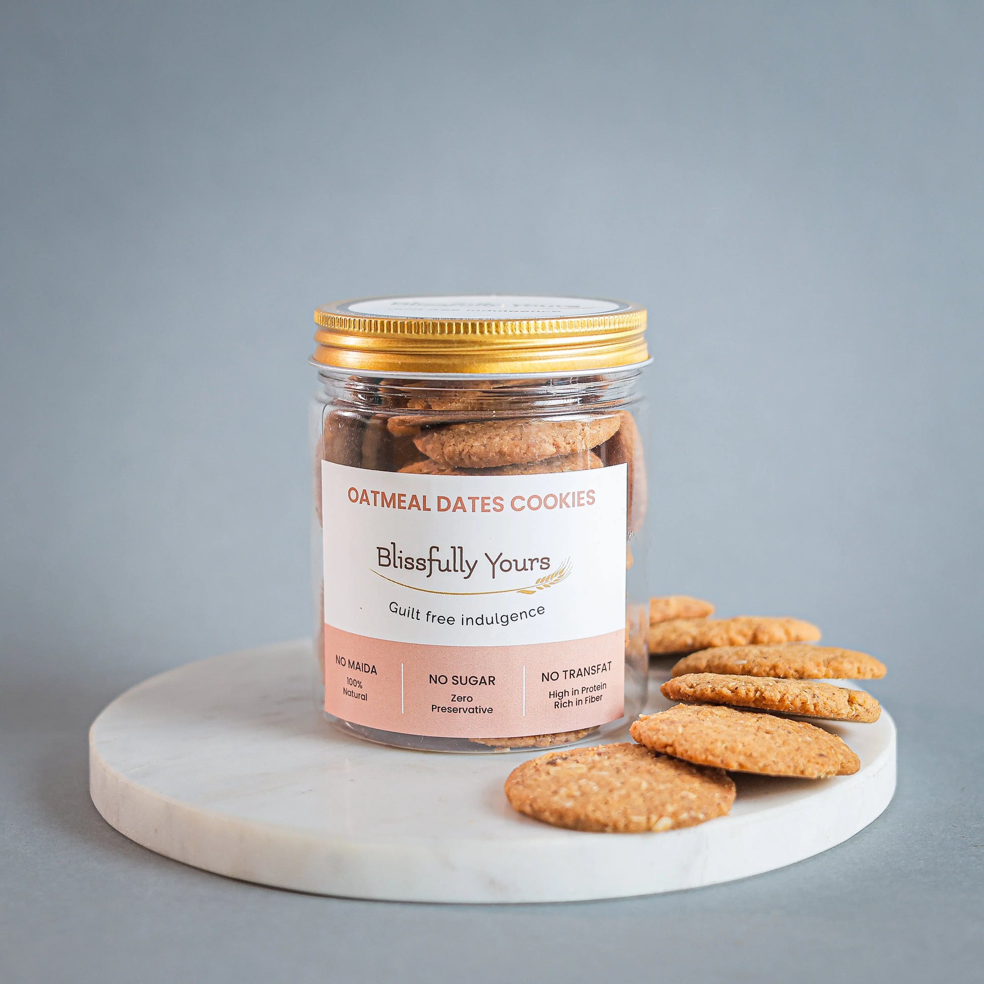 Oatmeal Dates Cookies Blissfully Yours