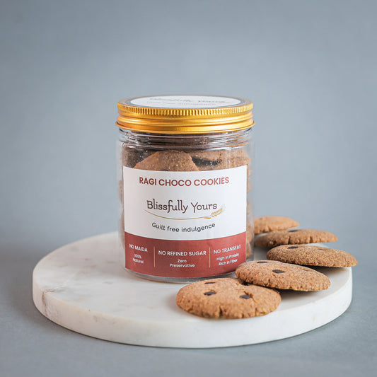 Ragi Choco- Chips Cookies Blissfully Yours