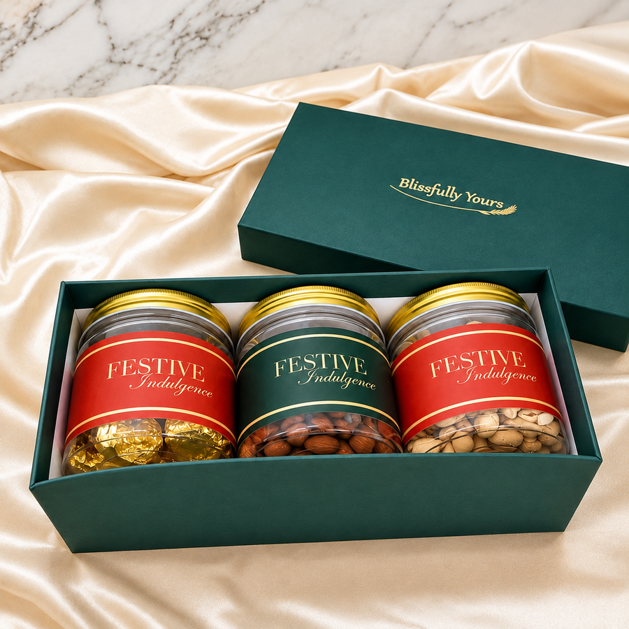 Shuhna – Diwali Dry Fruits & Festive Treats Gift Box | Blissfully Yours Product vendor