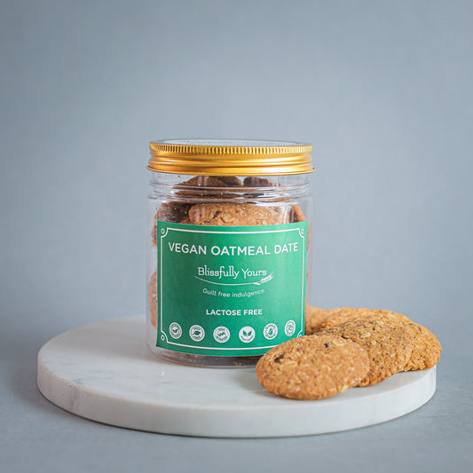 Vegan Oatmeal Dates Cookies Blissfully Yours